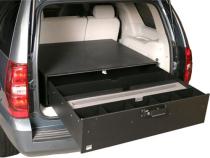 Tactical Gear SUV Security Drawer Universal Large Black Tuffy Security Products