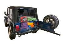 Standard Cargo Enclosure - 97-06 Wrangler TJ Black Tuffy Security Products