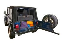 Standard Cargo Enclosure - 97-06 Wrangler TJ Black Tuffy Security Products