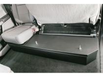 Rear Underseat Lockbox 15-22 F-150 17-22 F-250/350/450 Super Duty w/ Crew Cab w/o Floor Mounted Subwoofer Full Length Black Tuffy Security Products
