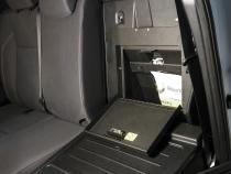 Rear Cubby Cover 05-22 Tacoma Crew Cab Black Tuffy Security Products