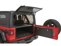 Tailgate Lockbox - 18-22 Wrangler JL Standard Panel Black Tuffy Security Products