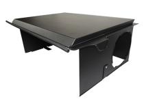 Deluxe Cargo Enclosure - 18-22 Wrangler JL {21-22 Exc. 4XE} 4-Door w/ OEM Subwoofer Black Tuffy Security Products