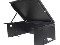 Deluxe Cargo Enclosure - 18-22 Wrangler JL {21-22 Exc. 4XE} 4-Door w/ OEM Subwoofer Black Tuffy Security Products
