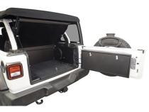 Deluxe Cargo Enclosure - 18-22 Wrangler JL {21-22 Exc. 4XE} 4-Door w/ OEM Subwoofer Black Tuffy Security Products