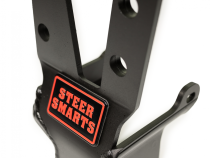 18-20 Jeep Wrangler/Gladiator JL/JT Yeti XD Sealed Bearing Sector Shaft Brace with Frame Side Track Bar Reinforcement Bracket - Aluminum Steering Box Only Steer Smarts