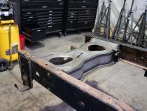 Spare Tire Crossmember For 01-10 GM Pickups Rust Buster Frameworks