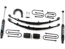 4 Inch Leaf Spring Lift Kit 88-91 Chevy 3/4 Ton SUV Nitro Shocks Zone Offroad