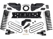 19-24 RAM 3500 4.5 Inch Radius Arm Bracket 3 Inch Rear Block Without Overload Diesel 6-Bolt T-Case Fox Adventure Shocks Zone Offroad