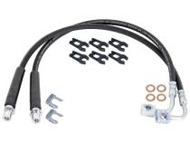 Gladiator Extended Rear Braided Brake Hose Kit For 20-Pres Jeep Gladiator JT RockJock 4x4