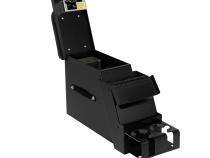 Deluxe Stereo Center Console Universal 6 1/2 Inch Wide Black Tuffy Security Products