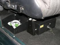 Front Passenger Side Underseat Drawer - 66-77 Bronco Black Tuffy Security Products