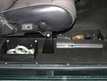 Front Passenger Side Underseat Drawer - 66-77 Bronco Black Tuffy Security Products
