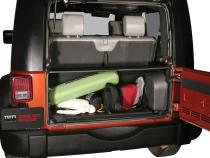 Standard Cargo Enclosure - 07-10 Wrangler JK Black Tuffy Security Products