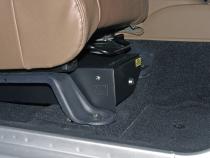 Front Passenger Side Underseat Drawer - 07-18 Wrangjer JK  4-Door 2-Door w/o Flip Seat Black Tuffy Security Products
