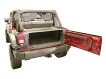 Premium Cargo Enclosure - 07-10 Wrangler JK 4-Door Mounting Kit 310-ALTMNT May Be Required Black Tuffy Security Products