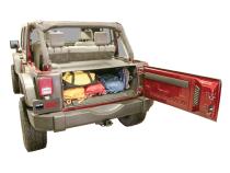 Premium Cargo Enclosure - 07-10 Wrangler JK 4-Door Mounting Kit 310-ALTMNT May Be Required Black Tuffy Security Products