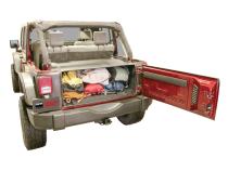 Premium Cargo Enclosure - 07-10 Wrangler JK 4-Door Mounting Kit 310-ALTMNT May Be Required Black Tuffy Security Products