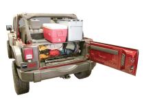 Premium Cargo Enclosure - 07-10 Wrangler JK 4-Door Mounting Kit 310-ALTMNT May Be Required Black Tuffy Security Products