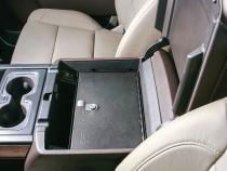 Console Safe - 14-19 Silverado/Sierra 1500 {19 Old Body Style} / 15-19 2500HD/3500HD / 15-20 Suburban/Tahoe/Yukon/Yukon XL w/ Flow-Thru Console Black Tuffy Security Products