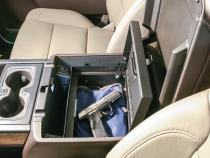 Console Safe - 14-19 Silverado/Sierra 1500 {19 Old Body Style} / 15-19 2500HD/3500HD / 15-20 Suburban/Tahoe/Yukon/Yukon XL w/ Flow-Thru Console Black Tuffy Security Products