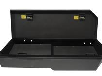 Rear Underseat Lockbox - 07-19 Silverado/Sierra 1500 19 Old Body Style} / 07-19 2500HD/3500HD w/ Crew Cab 60% Length Black Tuffy Security Products