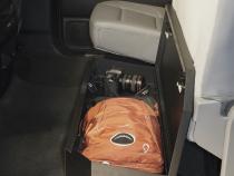 Rear Underseat Lockbox - 07-19 Silverado/Sierra 1500 19 Old Body Style} / 07-19 2500HD/3500HD w/ Crew Cab 60% Length Black Tuffy Security Products