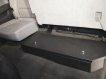 Rear Underseat Lockbox - 07-19 Silverado/Sierra 1500 19 Old Body Style} / 07-19 2500HD/3500HD w/ Crew Cab 60% Length Black Tuffy Security Products