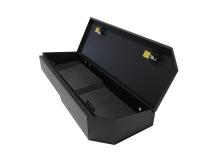 Rear Underseat Lockbox - 07-19 Silverado/Sierra 1500 19 Old Body Style} / 07-19 2500HD/3500HD w/ Crew Cab 60% Length Black Tuffy Security Products