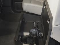 Rear Underseat Lockbox - 07-19 Silverado/Sierra 1500 19 Old Body Style} / 07-19 2500HD/3500HD w/ Crew Cab 60% Length Black Tuffy Security Products