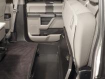 Rear Underseat Lockbox 15-22 F-150 17-22 F-250/350/450 Super Duty w/ Crew Cab 60 Percent Length Black Tuffy Security Products