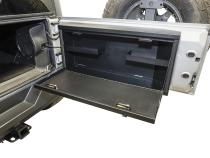 Tailgate Lockbox - 07-18 Wrangker JK Standard Panel Black Tuffy Security Products
