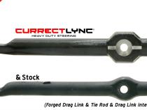 Currectlync Steering System 97-06 Wrangler TJ and LJ Unlimited/XJ/MJ Bolt-On Includes 1 1/4 Inch Diameter Tie Rod/Forged Drag Link HD Steering Stabilizer Shock Mounting Kit RockJock 4x4