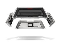 Tacoma Truck Bed Cap SmartCapEVOa Adventure Matte Black For 05-15 Toyota Tacoma 5 Foot Short Bed RSI SmartCap