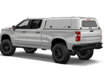 RAM 1500 Truck Bed Cap SmartCapEVOc Commercial OEM White For 19-26 RAM 1500 5.7 Foot Short Bed SmartCap