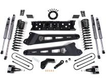 19-24 RAM 3500 4 Inch Radius Arm Gas 3 Inch Rear Block Without Overload Adventure Shocks Zone Offroad