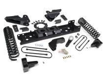 19-24 RAM 3500 4 Inch Radius Arm Bracket Gas 3 Inch Rear Block Without Overload Adventure Shocks Zone Offroad