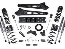 19-24 RAM 2500 5.5 Inch Radius Arm 4.5 Inch Rear Coils Gas 6-Bolt T-Case Fox Adventure Shocks Zone Offroad