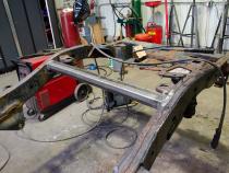 06-10 Hummer H3 Fuel Tank Crossmember Rust Buster Frameworks