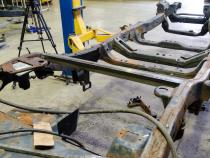 06-10 Hummer H3 Fuel Tank Crossmember Rust Buster Frameworks