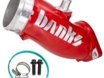 Monster-Ram Turbo Inlet Elbow 17-25 Chevy/GMC 2500/3500 6.6L Duramax L5P Red Powdercoat Banks Power