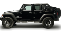 Wrangler JK eTop Jeep For 07-18 Wrangler JK 4-Door Squareback Black eTop