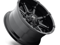 Aluminum Wheels 20X9 Coupler D575 5 On 114.3/5 On 127 Gloss Black 78.1 Bore 1 Offset 8 Spoke Fuel Off Road Wheels
