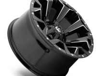 Aluminum Wheels 18X9 Assault D576 5 On 114.3/5 On 127 Gloss Black/Milled 78.1 Bore 1 Offset 8 Spoke Fuel Off Road Wheels