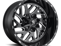 Aluminum Wheels 22X12 Triton D581 5 On 114.3/5 On 127 Gloss Black/Milled 78.1 Bore -43 Offset Mesh Spoke Fuel Off Road Wheels