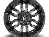 Aluminum Wheels 18X9 Sledge D595 5 On 114.3/5 On 127 Gloss Black/Milled 78.1 Bore 1 Offset Fuel Off Road Wheels