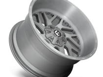 Aluminum Wheels 20X10 Triton Platinum D715 5 On 114.3/5 On 127 Brush Gunmetal Gray/Clear Tint 78.1 Bore -18 Offset Mesh Spoke Fuel Off Road Wheels