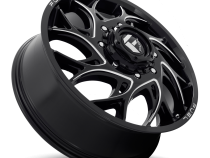 Dually Wheels 20X8.25 Runner Dually D741 8 On 165.1 Gloss Black Milled 121.6 Bore 105 Offset 8 Spoke Front Dually Fuel Off Road Wheels