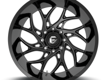 Aluminum Wheels 22X10 Runner D741 5 On 127 Gloss Black Milled 71.5 Bore -18 Offset Fuel Off Road Wheels