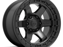 Aluminum Wheels 18X9 Block D750 5 On 127 Matte Black/Black Ring 71.5 Bore 1 Offset 6 Spoke Fuel Off Road Wheels